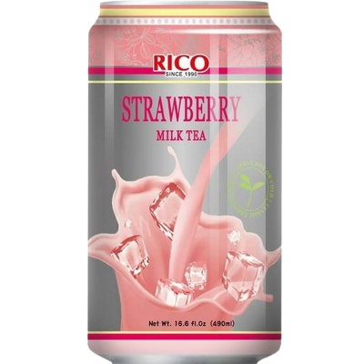 RICO 草莓奶茶 490ml